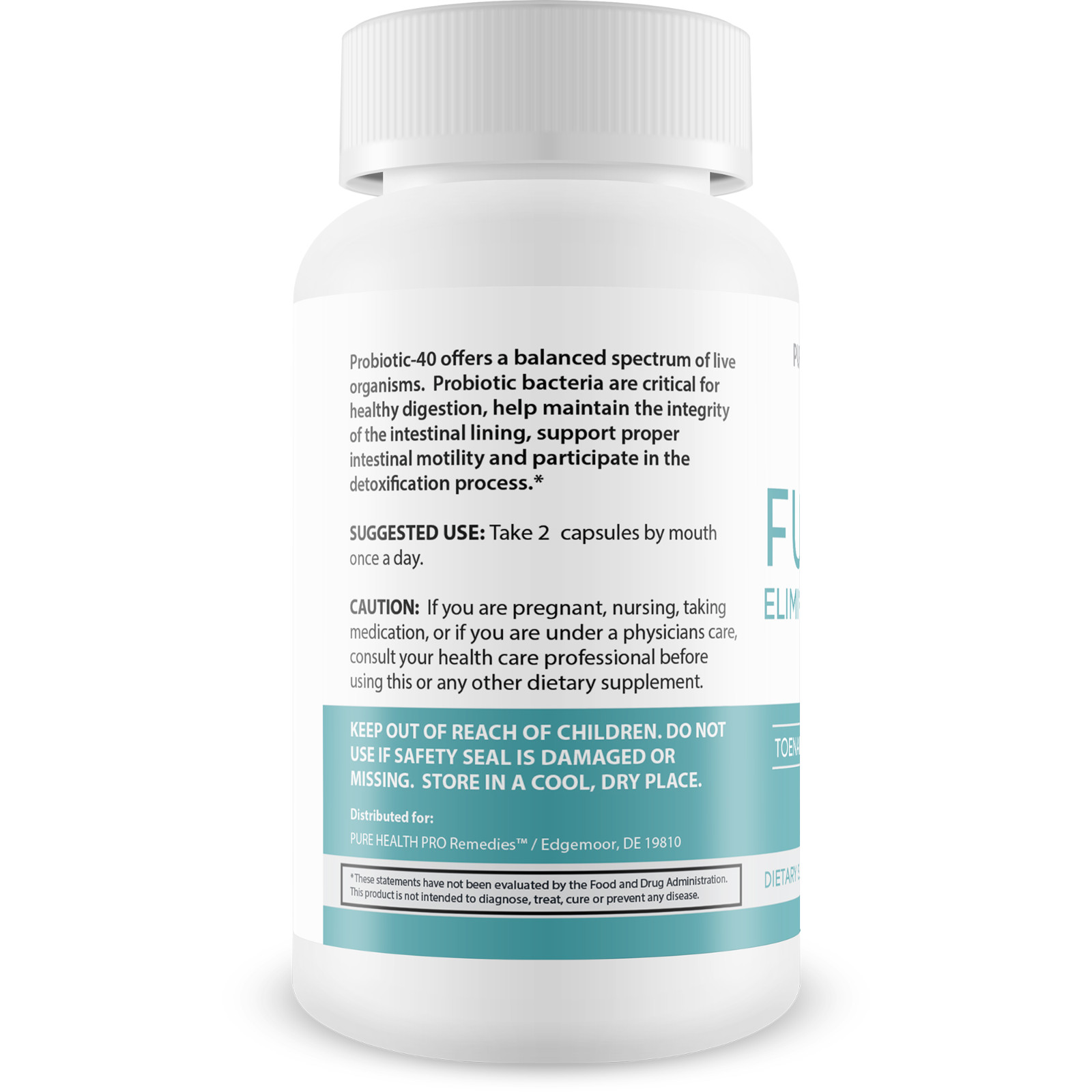 Fungus Eliminator Extreme – Probiotic Toenail Fungus Treatment – 40 Billion CFU