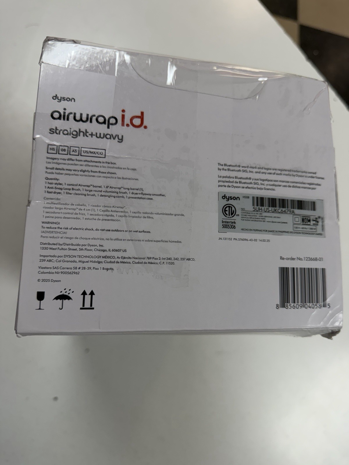 Dyson Airwrap i.d. Multi-Styler Straight+Wavy Long 1.6in – Amber Silk HS08