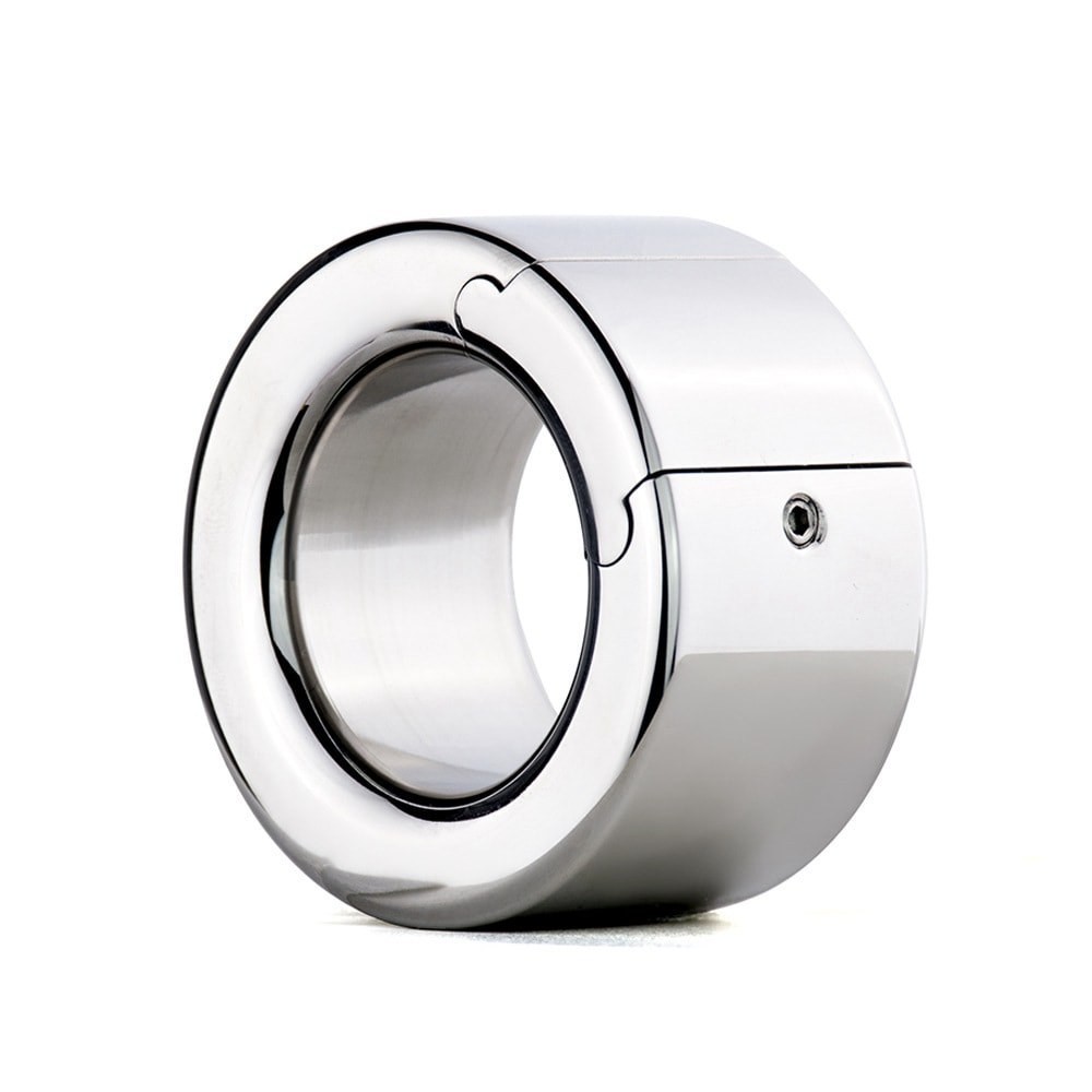 Stainless Steel Penis Ball Stretcher Scrotum Ring Pendant Weight for Male Delay