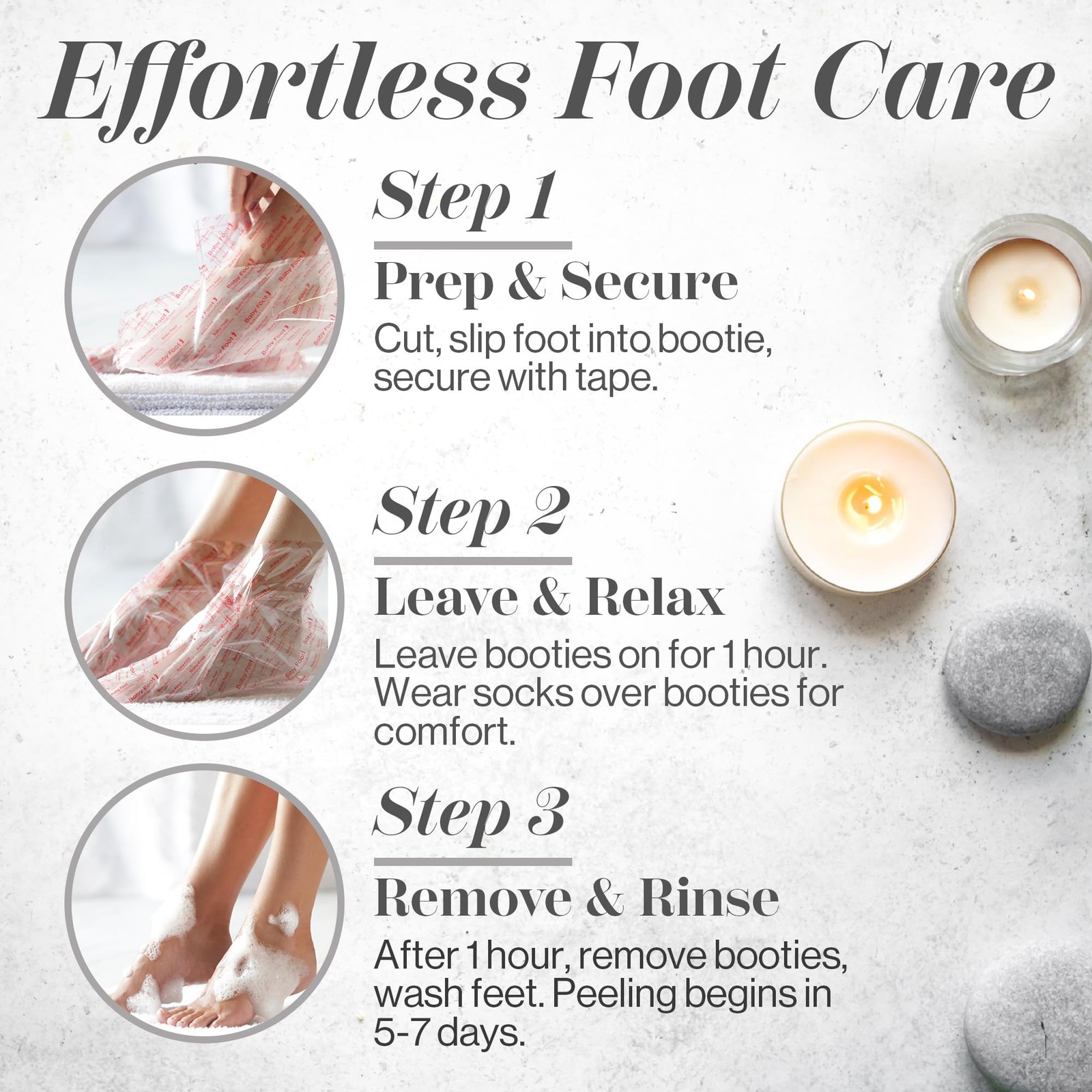 Baby Foot Original Exfoliation Peel – For 2.4 Fl Oz (Pack of 1), Purple