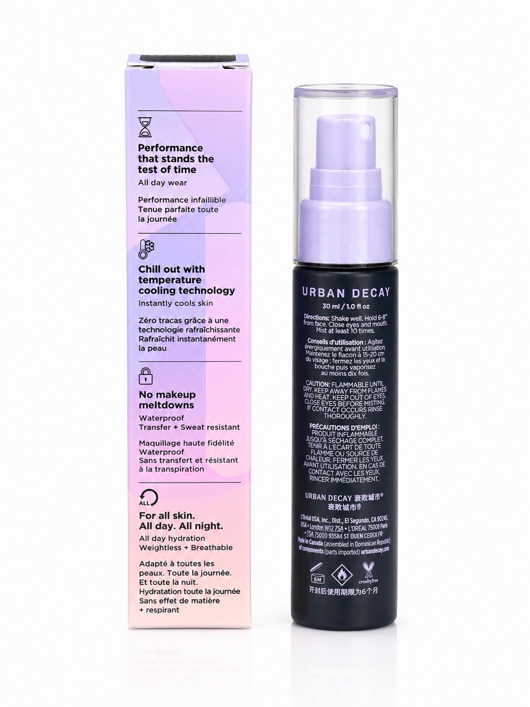 Urban Decay All Nighter Makeup Setting Spray – 1oz NIB