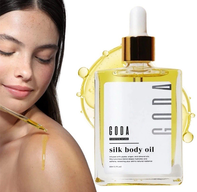 GODA Silk Body Oil Women Firming Anti Aging MoisturizerFormulaShowerOil1.7oz