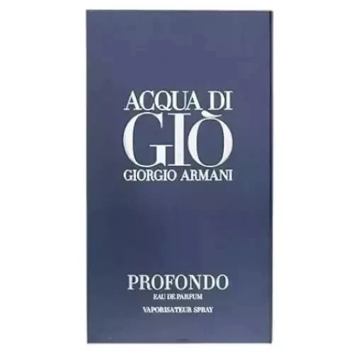 Giorgio Armani Acqua di Giò Profondo 3.4 oz Eau de Parfum Spray for Men With Box