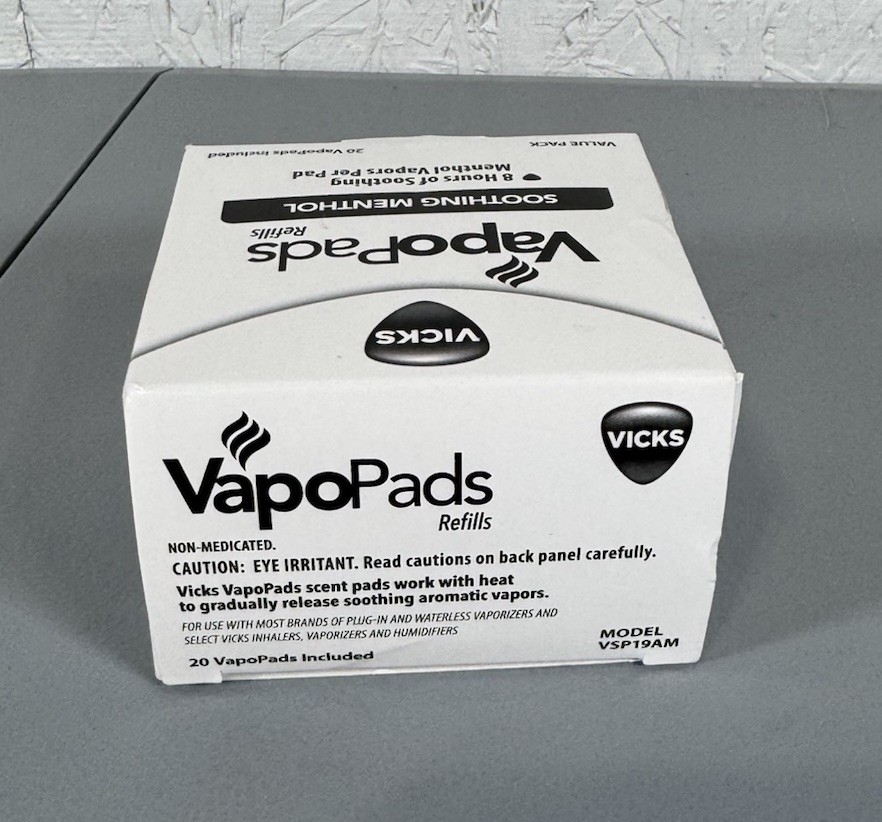 Vicks VapoPads Original Menthol Scent 20 Count Menthol Scented Vapor Pad Refills