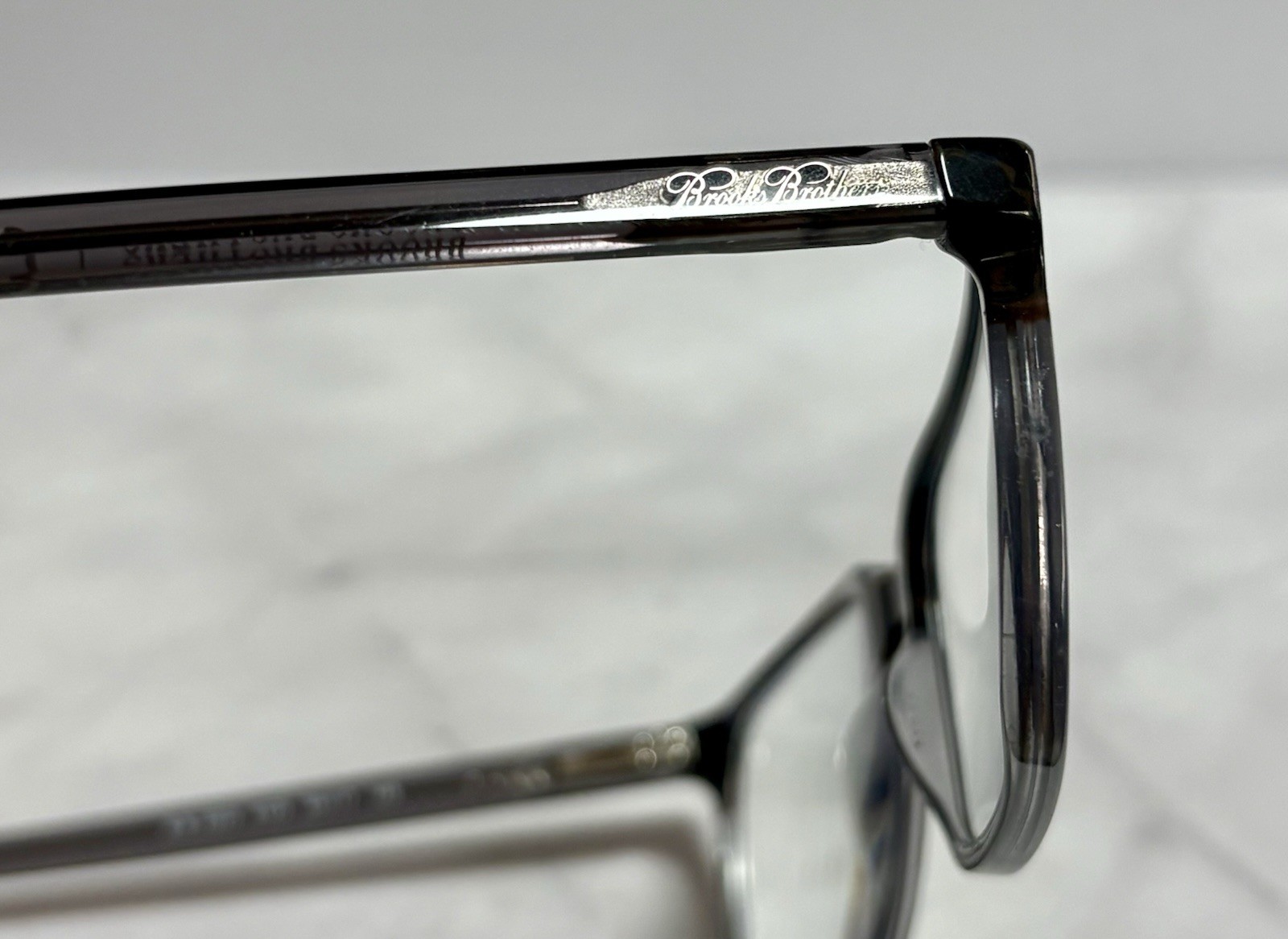 Brooks Brothers B.B. 2033 6123 Grey Wood Eyeglasses 54-17-145 – FRAMES ONLY!