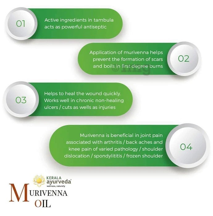 Kerala Ayurveda Murivenna Thailam – 200 Ml Herbal Ayurvedic Oil Tail