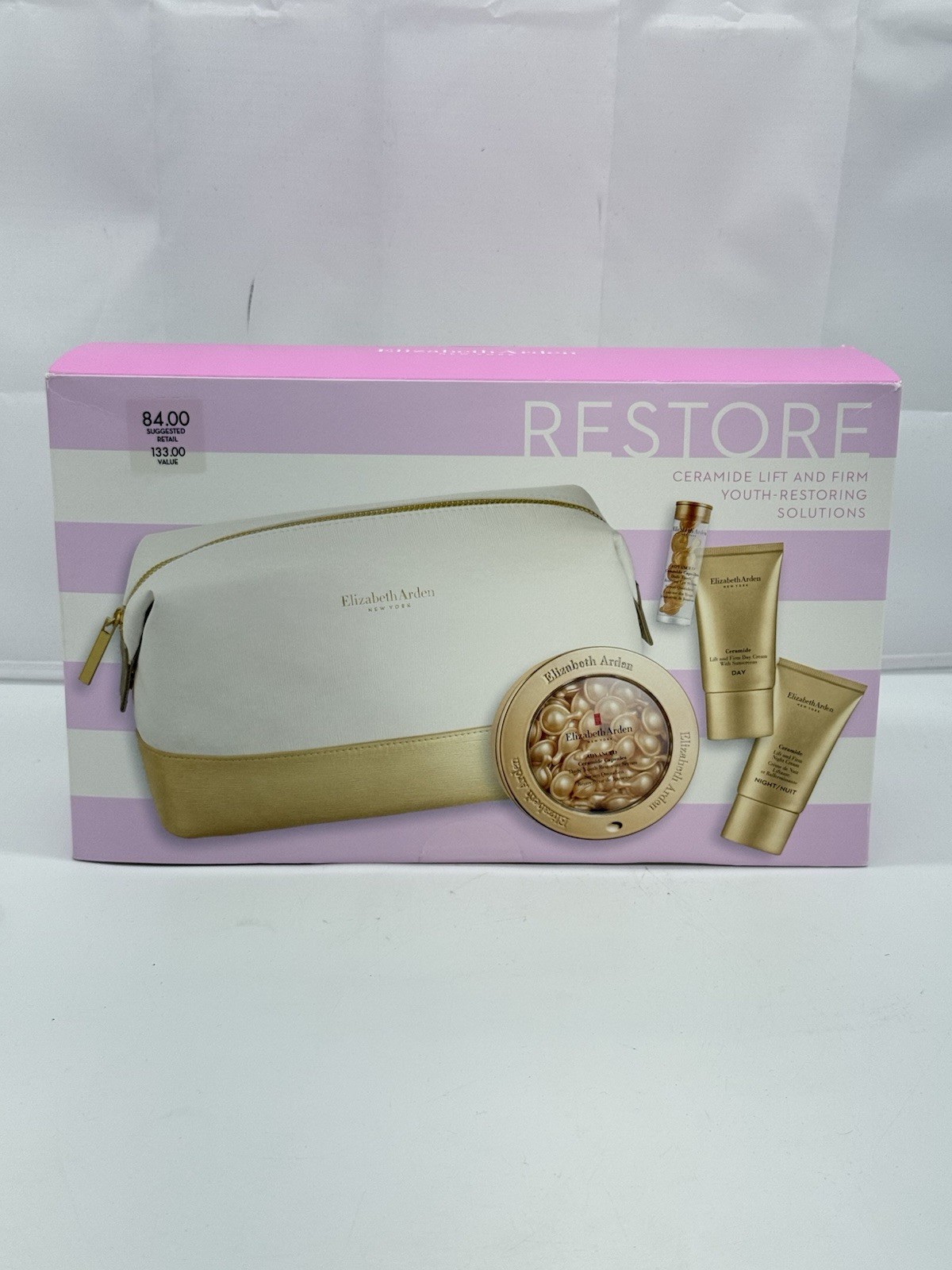 Elizabeth Arden Ceramide Lift & Firm Youth – Restoring Set (4 Pcs + 1 Bag)