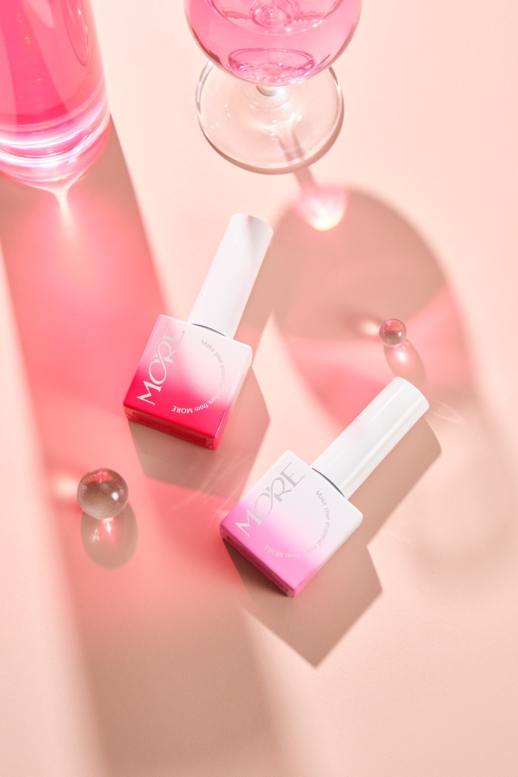 More Gel Glasting Syrup Gel Polish 10 Colors Soak Off Nail Gel K-Beauty