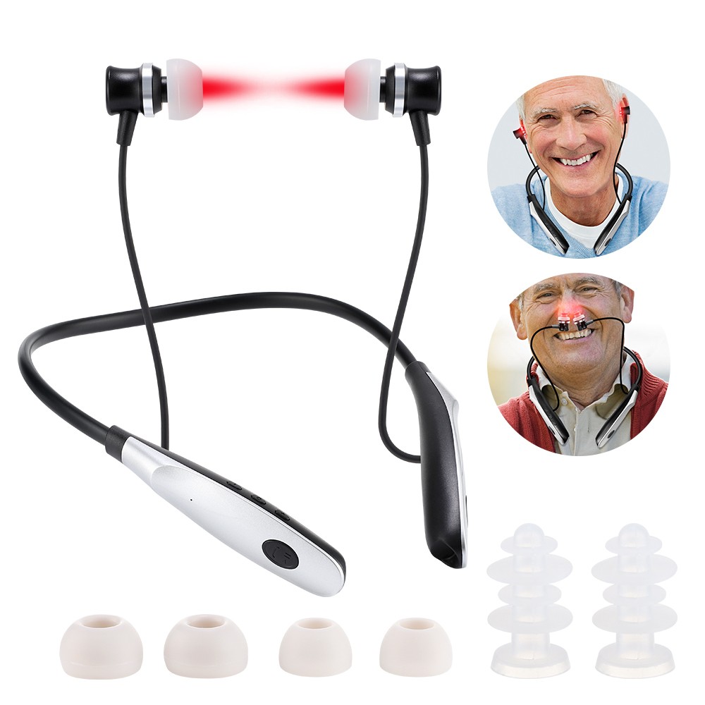 NEW Earplug 650NM Laser Therapy For Ear And Nose Tinnitus & Rhinitis Relief