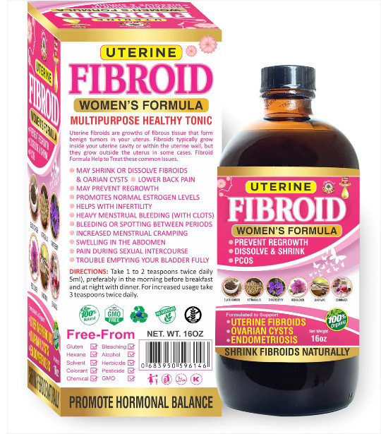Organic Uterine Fibroid Women’s Formula By Al-Riyan, 16 oz.