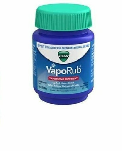 2 Vicks VapoRub Chest Rub Ointment, Relief from Cough Cold, Aches, & Pains (25g)