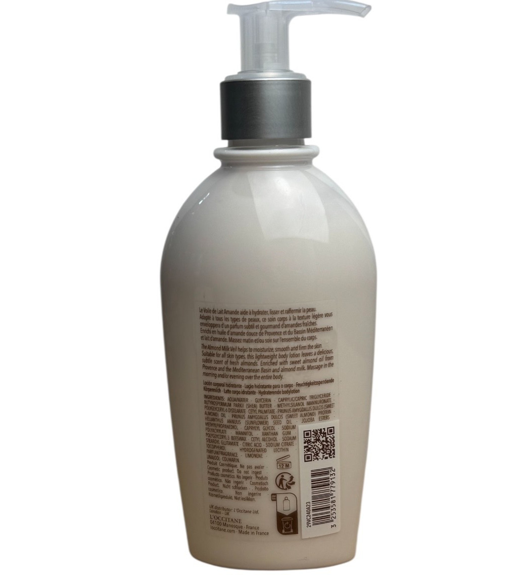 Almond Milk Veil by L’OCCITANE 240ml/8oz Body Lotion NEW Pump