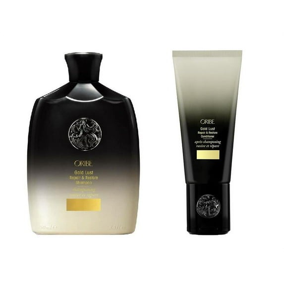 Oribe Gold Lust Repair Restore Shampoo 8.5 oz Conditioner 6.8 oz Set