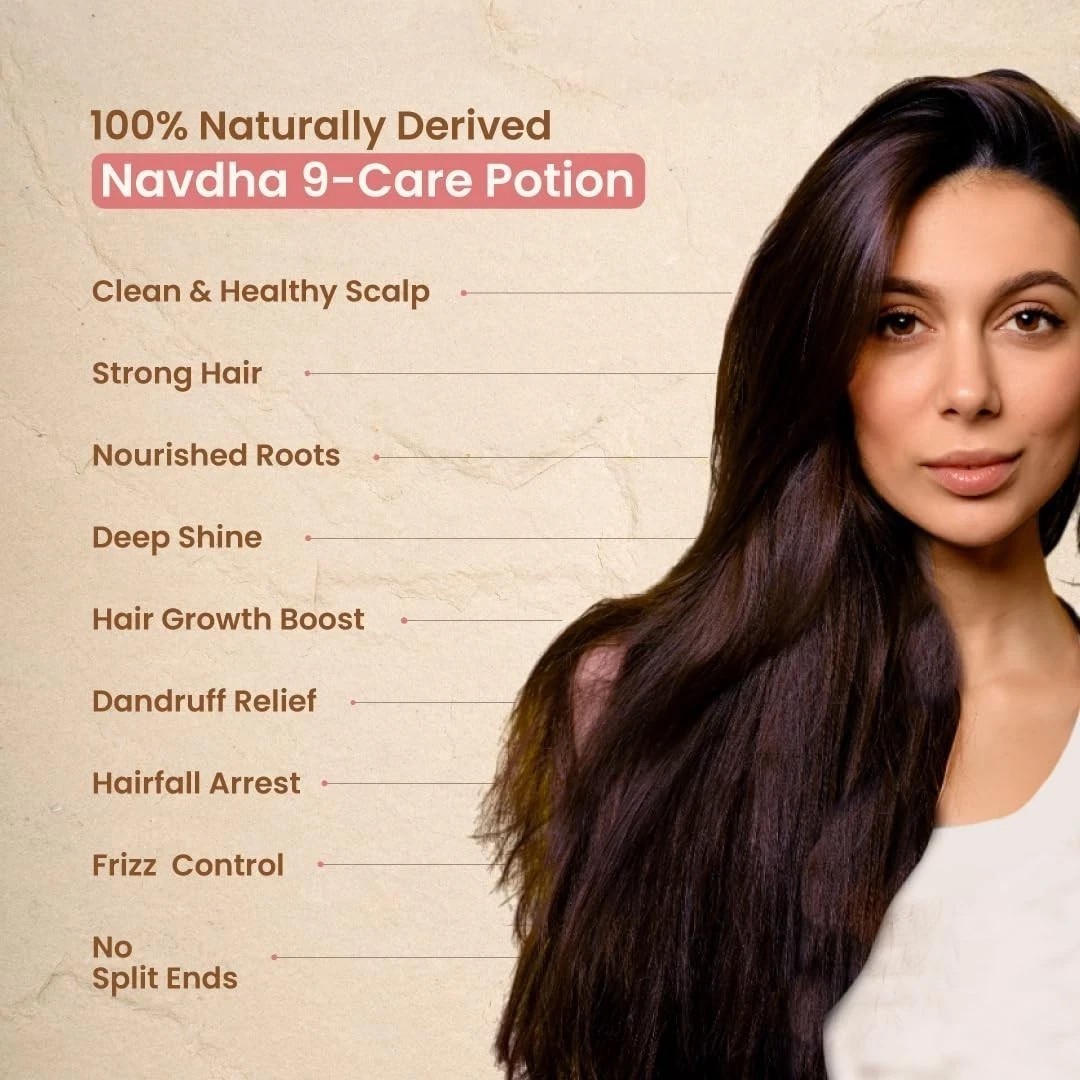 Nat Habit Hibiscus Navdha Shampoo for Hair Growth 250 Ml