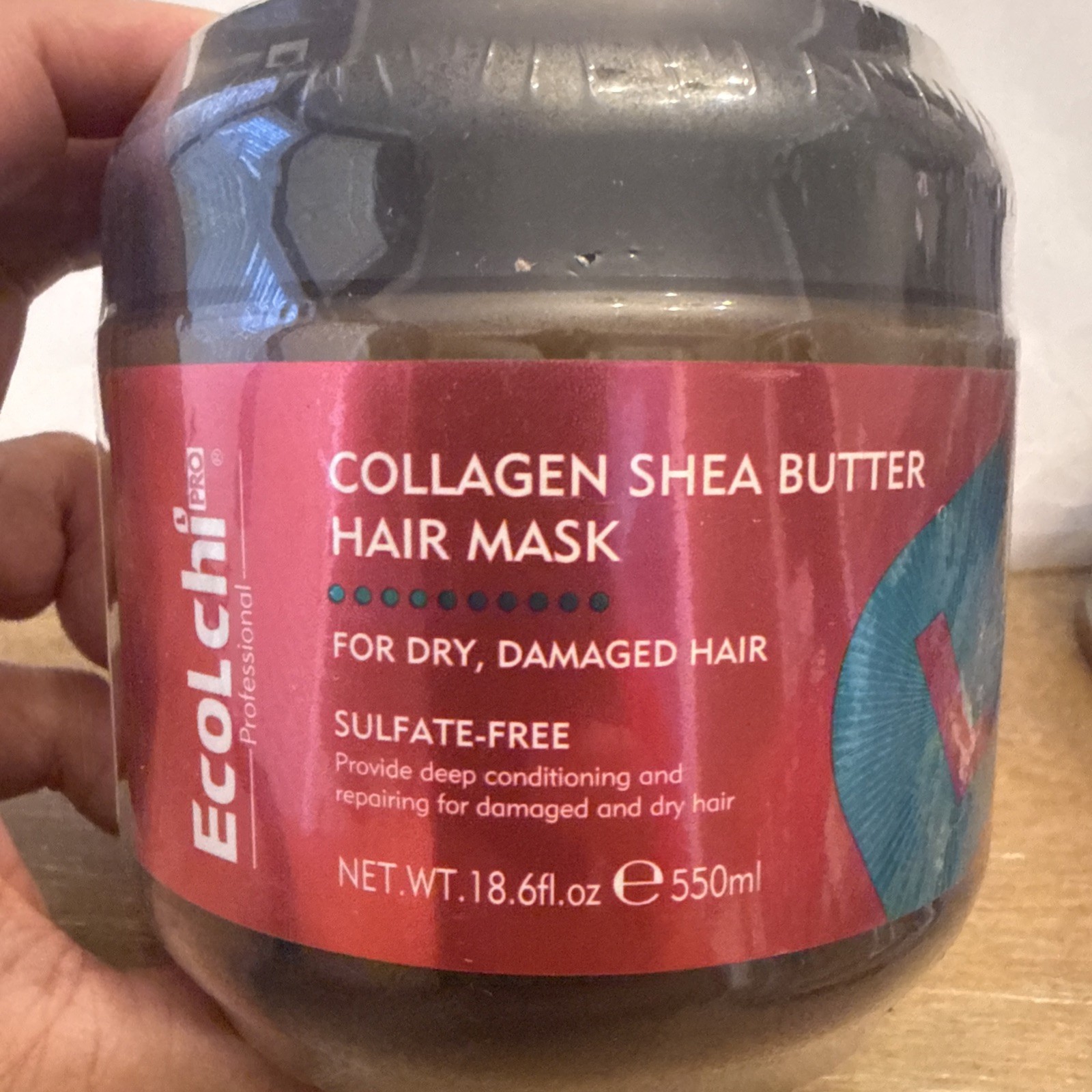 ECOLCHIPRO 18.6oz Collagen Shea Butter Hair Mask Deep Repair for Dry Hair