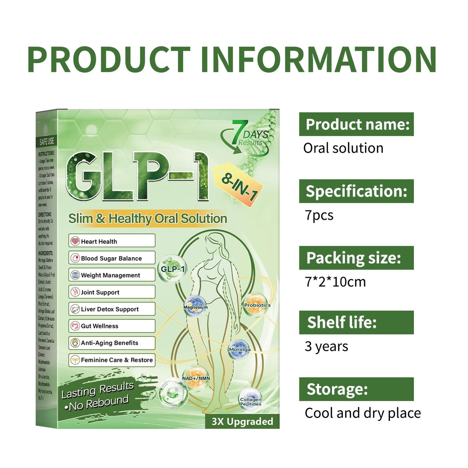 7-35pcs 8-in-1 Health Solution Oral Liquid, Advanced Body Care Liquids Drops AU