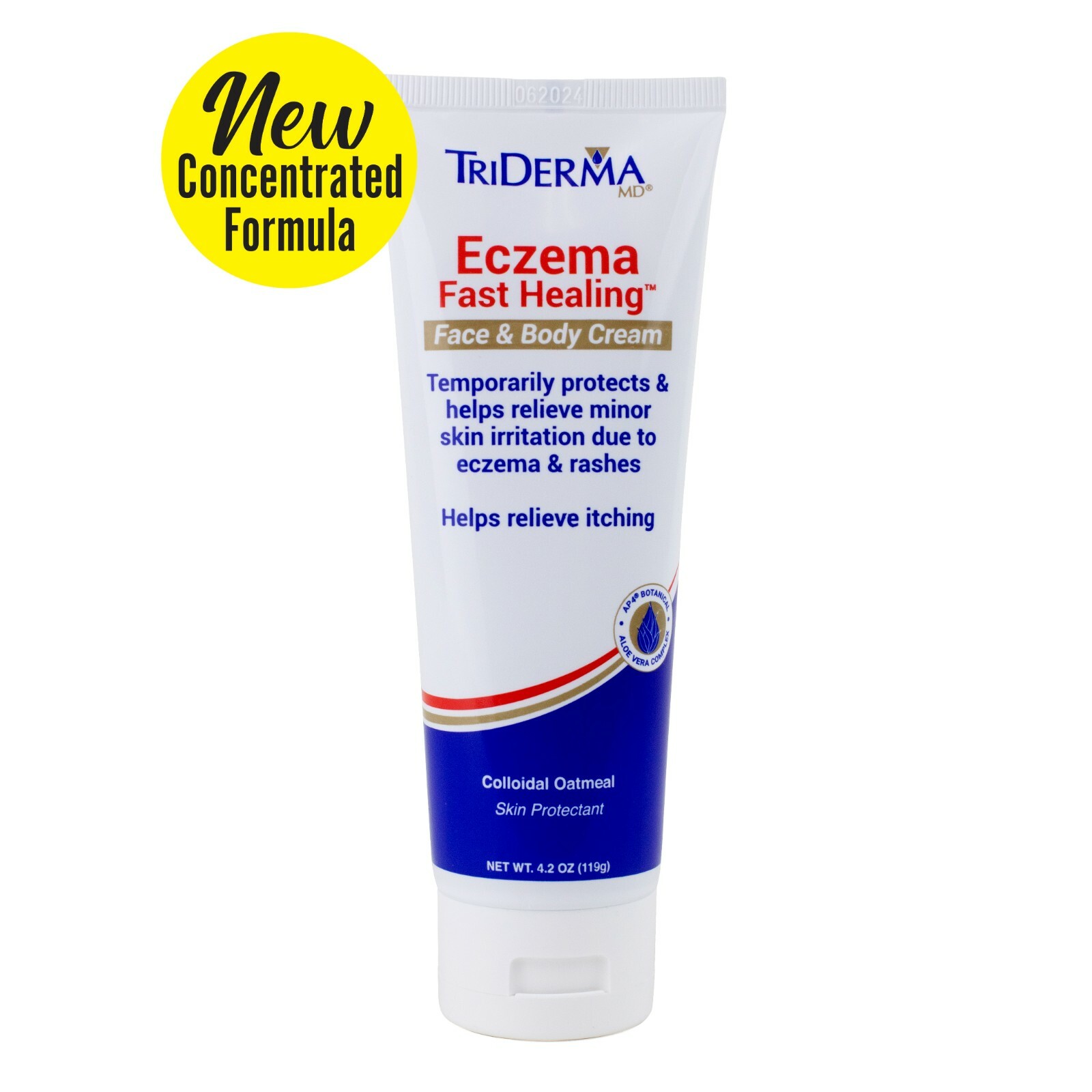 TriDerma Eczema Fast Healing Face & Body Cream, Maximum Strength 4.2 oz