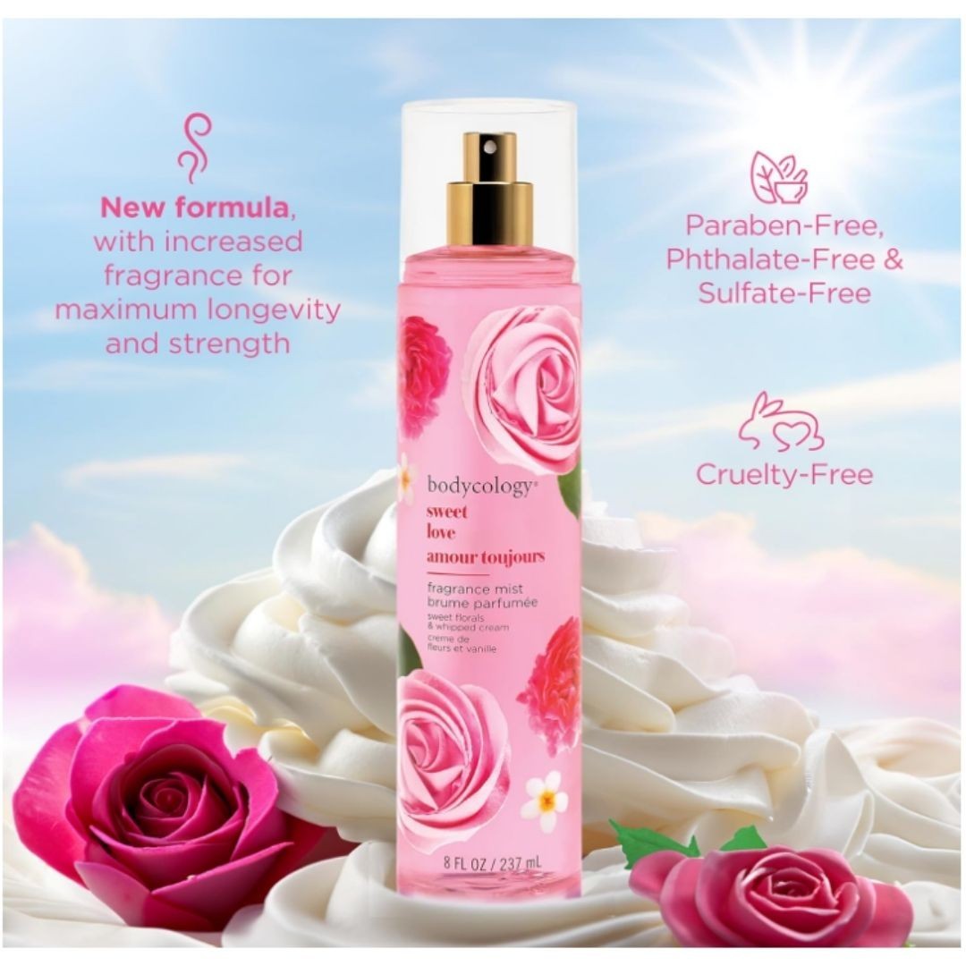Bodycology Long-Lasting Fragrance Body Mist, 8 fl oz