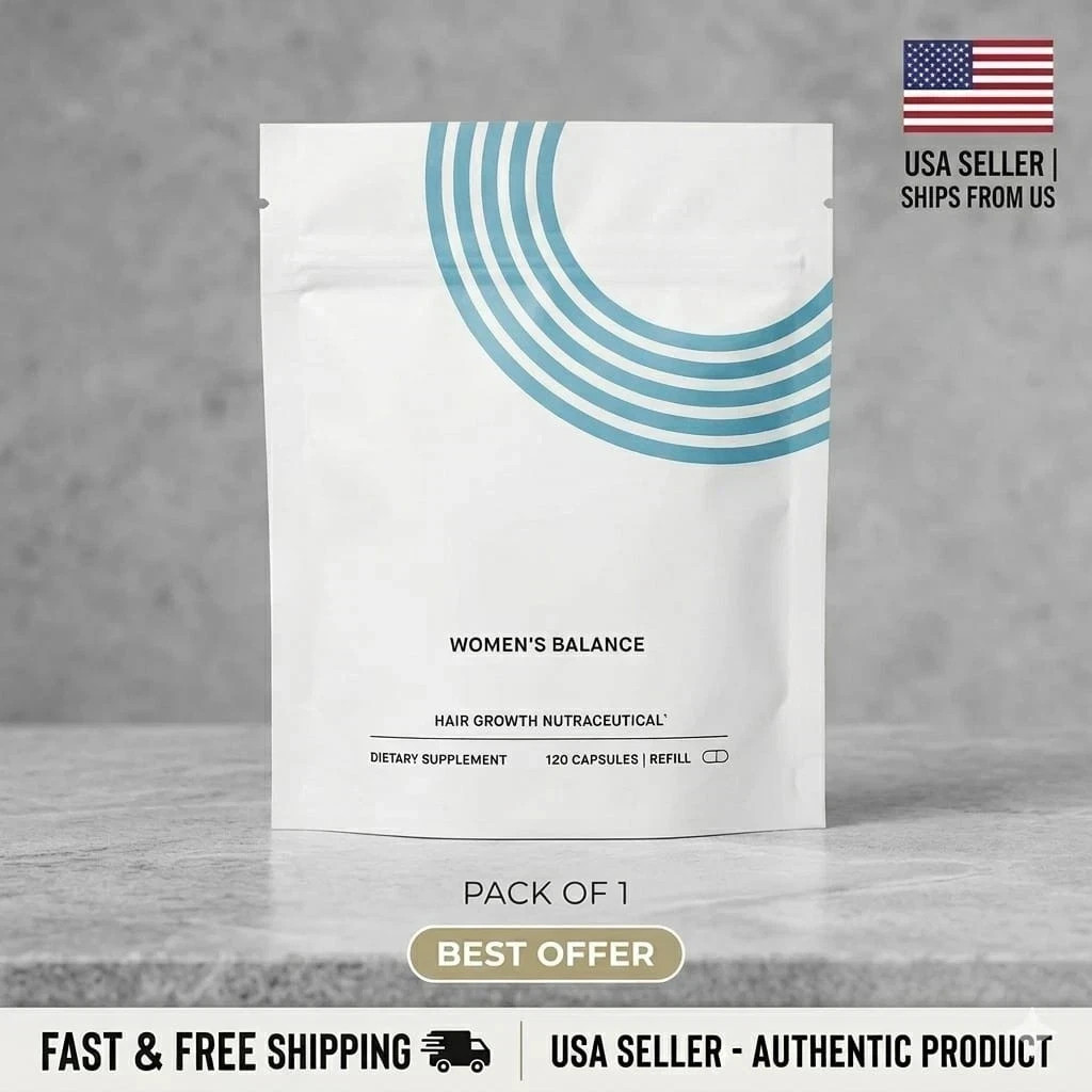 Pack Of 1 Women’s Balance Refill Pouch 120 Capsules Ages 45 and Up-Free Shipping