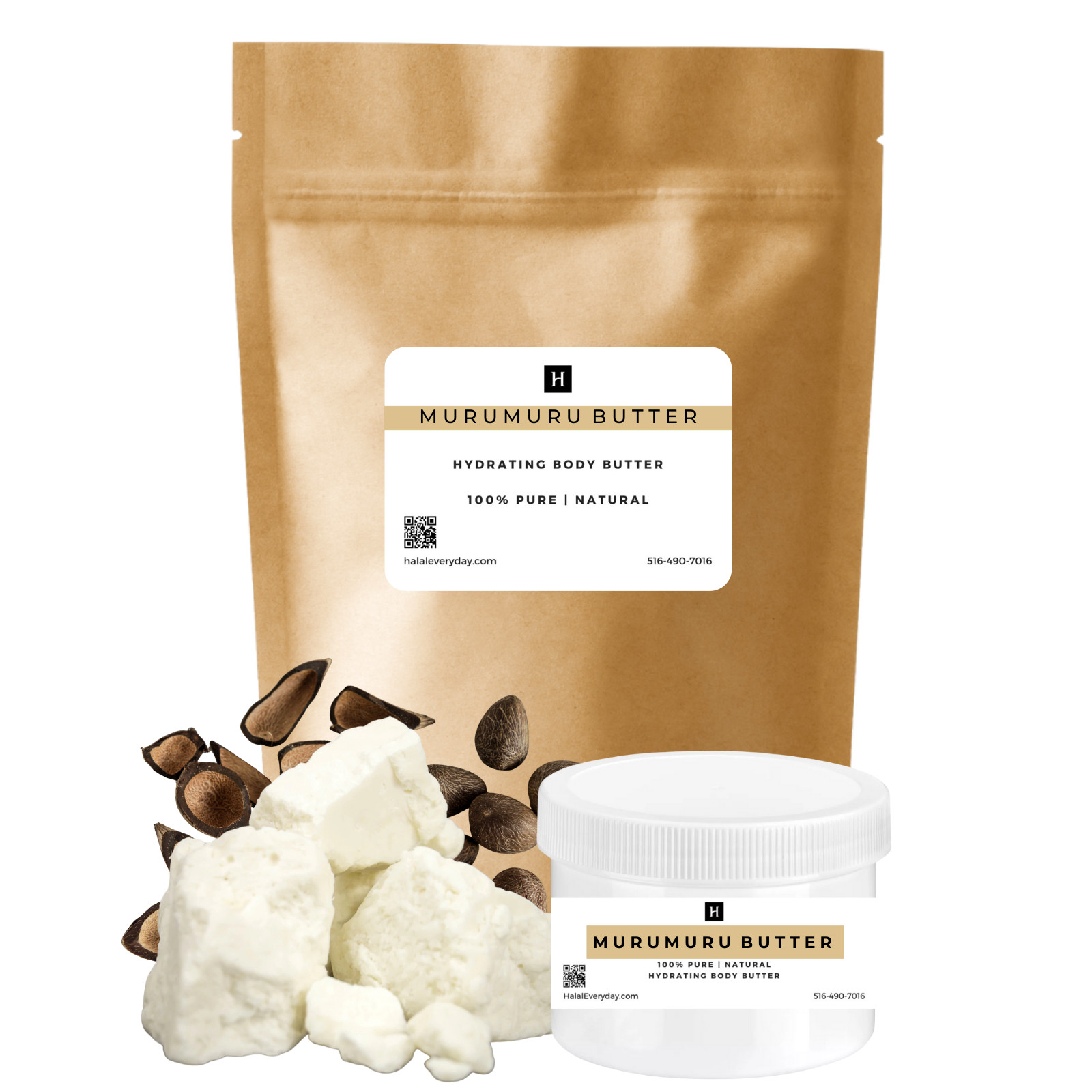 Raw African Shea, Mango, Cocoa, Kokum, Illipe Butter 100% Pure Unrefined Bulk