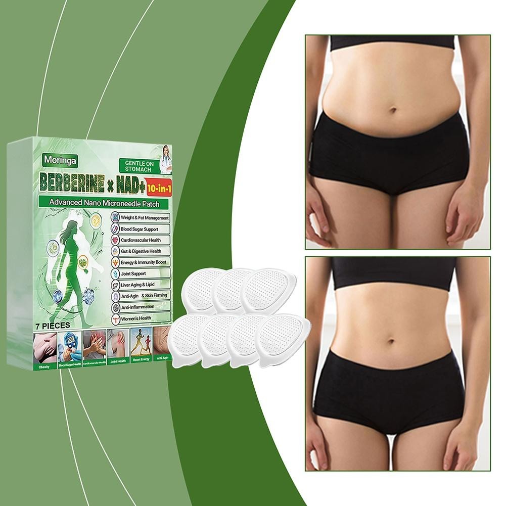 6 Boxes Moringa Berberine 10-in-1 Advanced Nano Microneedle Patches
