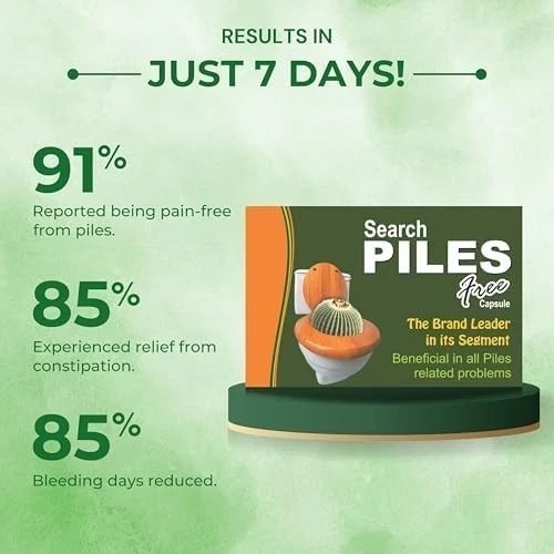 SEARCH WELLNESS Piles Free Capsules 3 Stripes – 30 Capsules