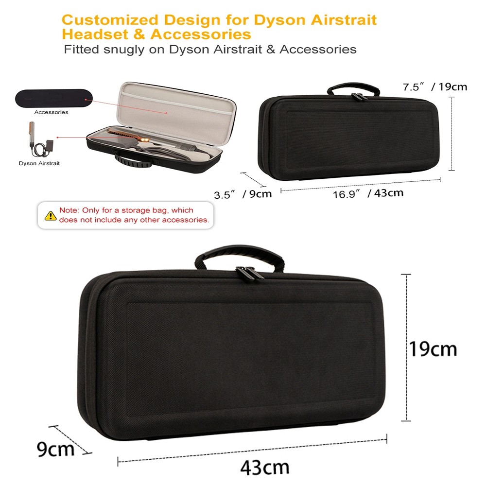 For Dyson Airstrait Hair Straightener Storage Bag Carry Case Portable Box Travel