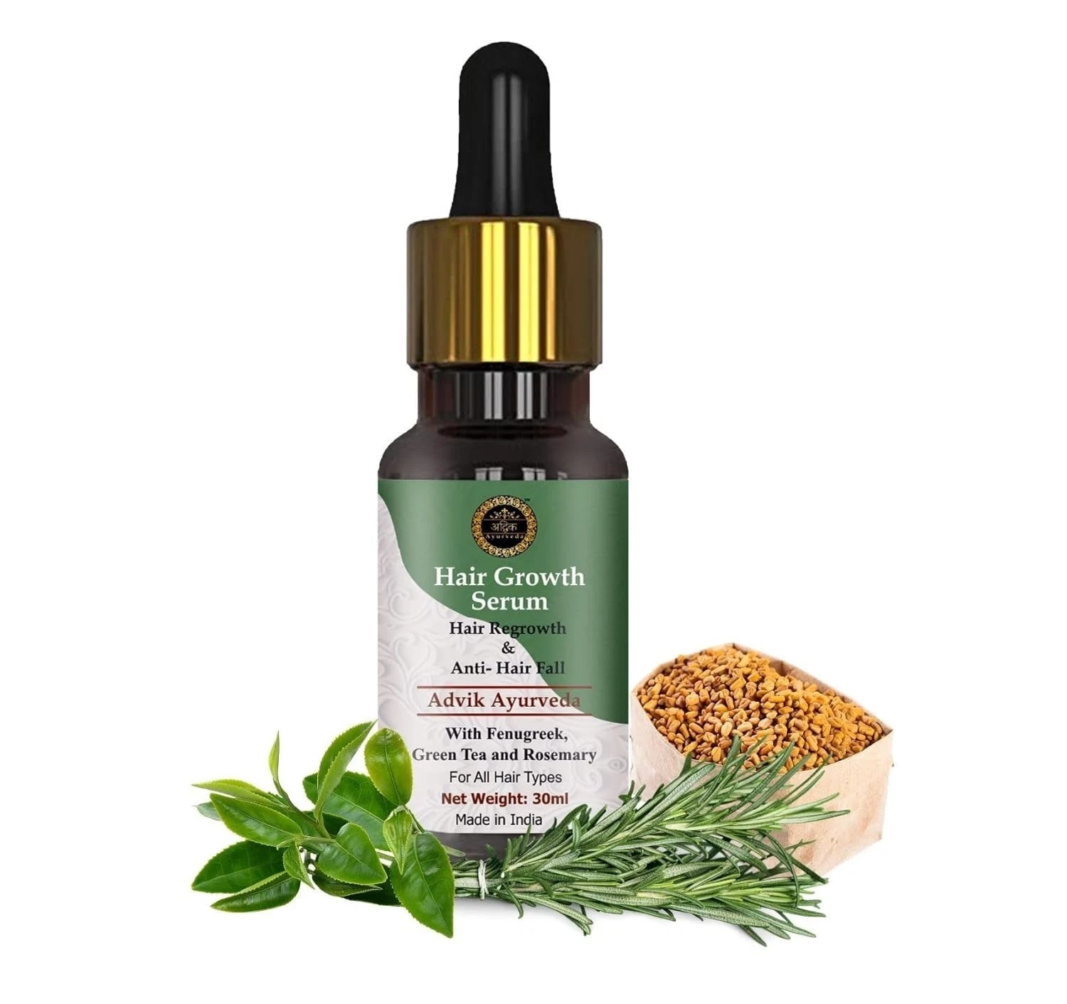 Advik Ayurveda Hair Growth Serum 30ml Each Set Of 2