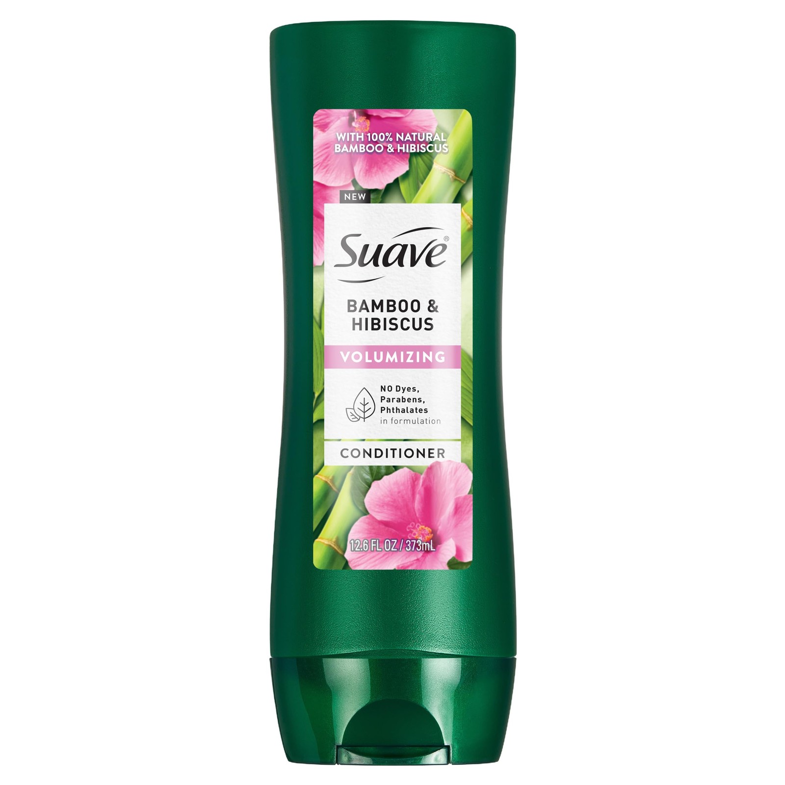 Suave Bamboo & Hibiscus Volumizing Conditioner, 12.6 Fl Oz (Pack of 1), N/A