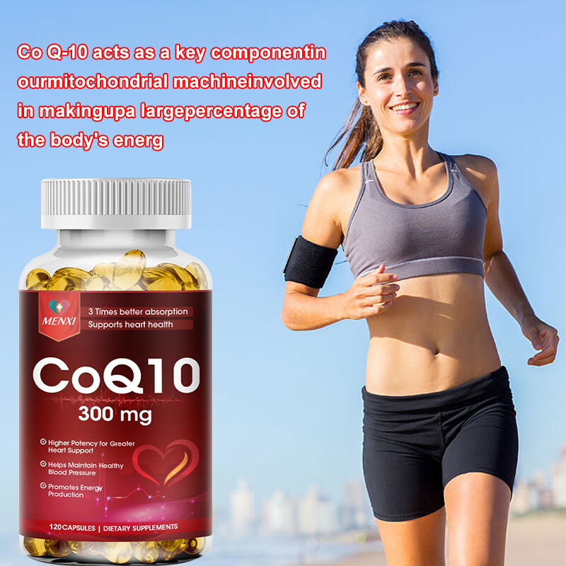 2X CoQ 10 Coenzyme Q10 Vegan Softgel 300mg Cardiovascular Heart Health 120 Caps