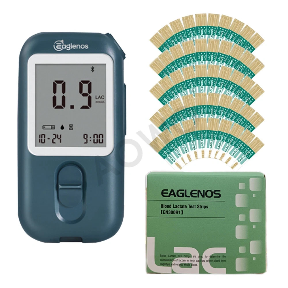 Eaglenos Blood Lactate Tester Handheld High-Precision Lactate Monitor Meter