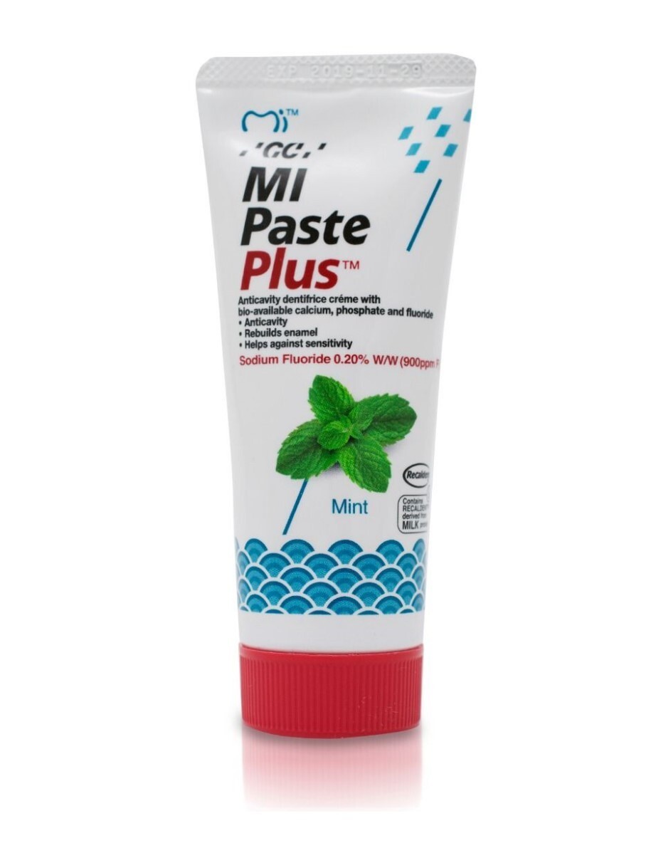 GC MI Paste Plus Topical Tooth Crème 0.20% Sodium Fluoride 40g Tube – MINT