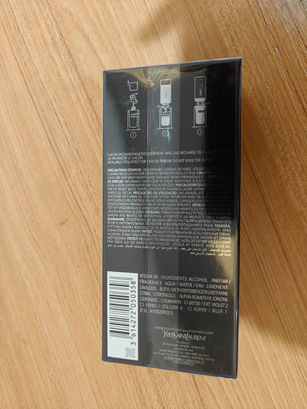 New in sealed box (Y) Eau De Parfum Spray For Men 3.3 Oz/100 ml Y-EDP /USA STOCK