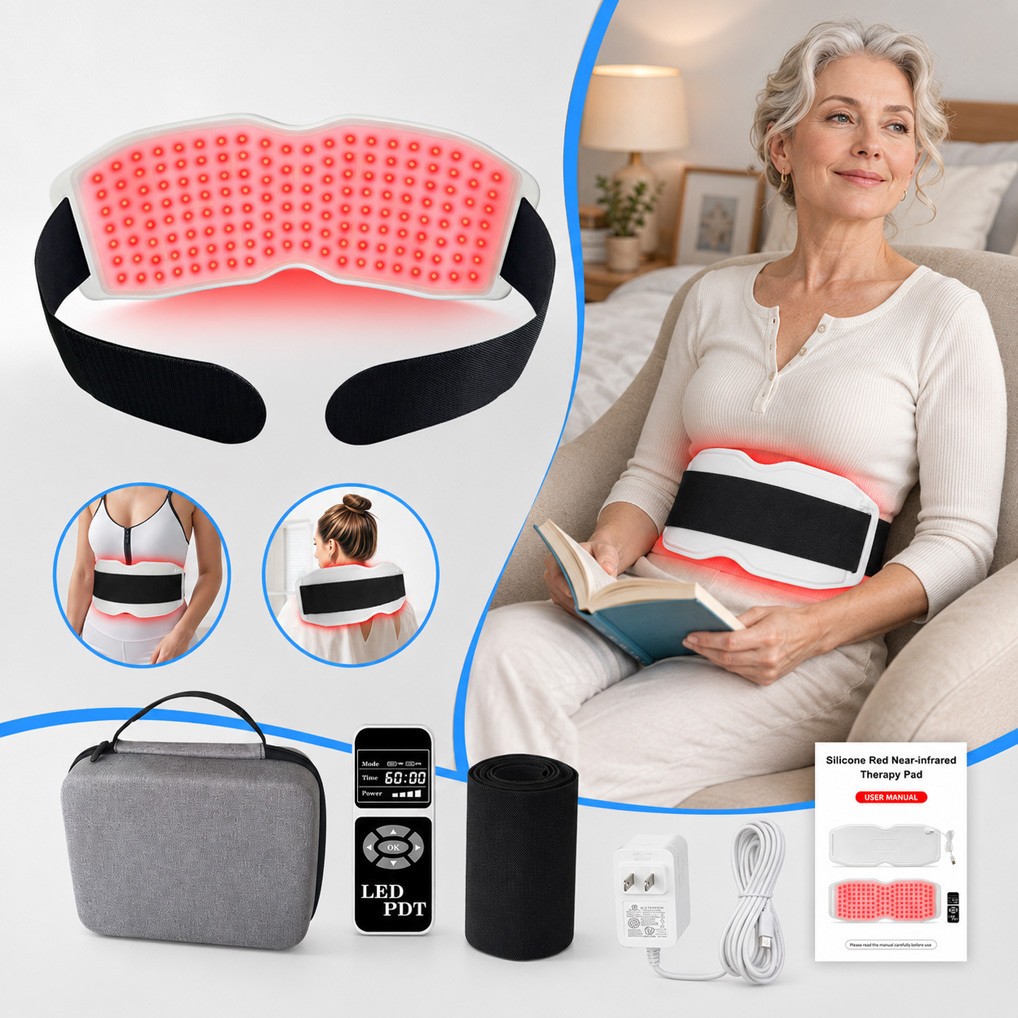 660nm 850nm 940nm Infrared Heating Pad Red Light Therapy Belt for Joints Pain