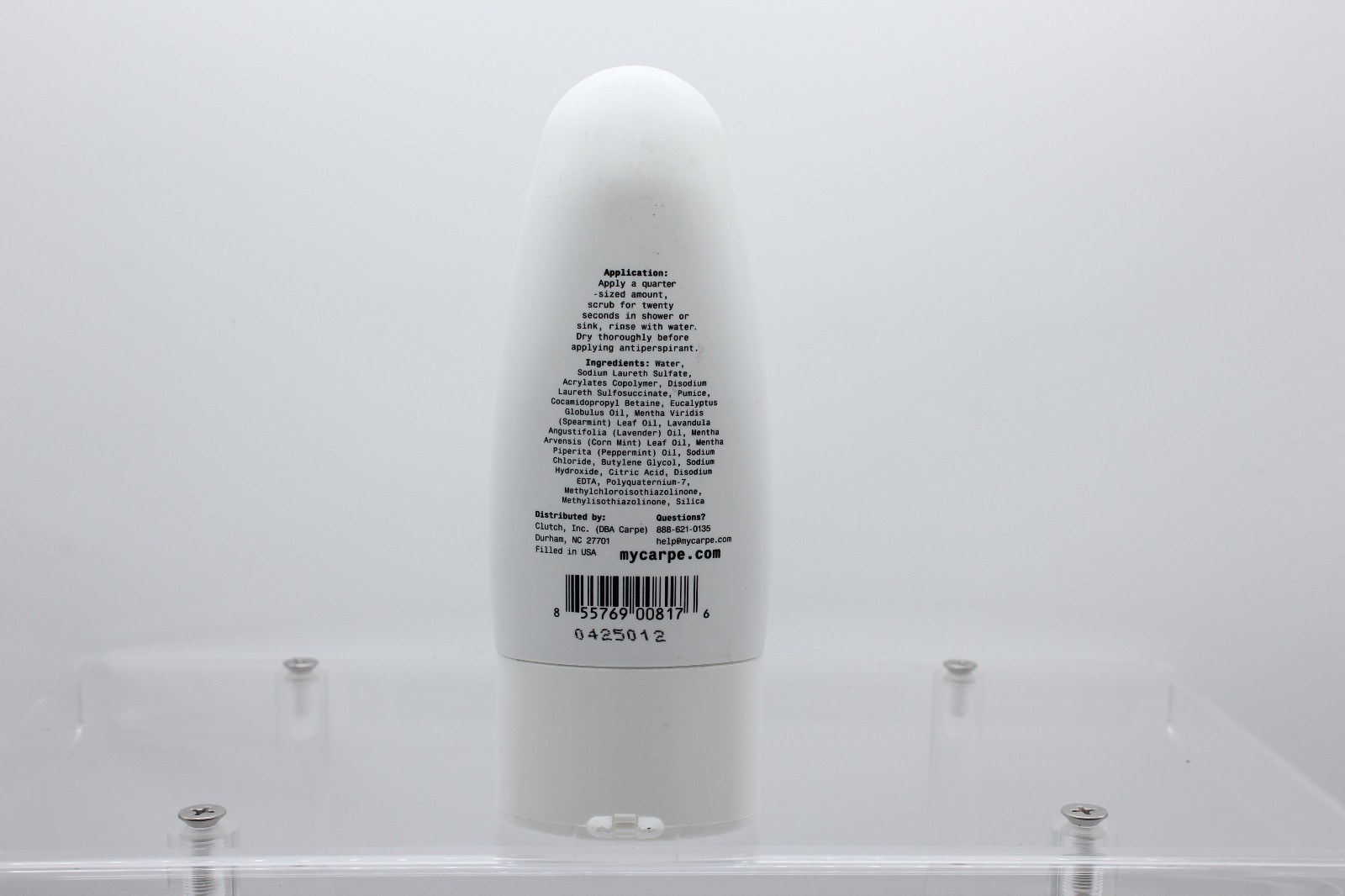 Carpe Clinical Grade Exfoliating Wash for Daily & Nightly Use, 100 ml / 3.3 oz
