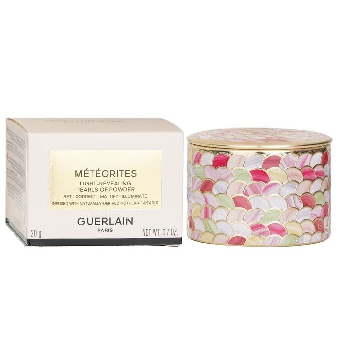 Guerlain Meteorites Light-Revealing Pearls of Powder 01 Pearly White 0.7oz NEW