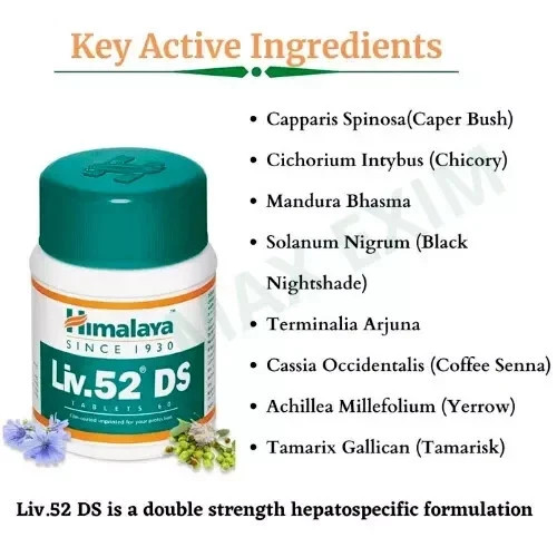 Pack of 10 Bottles LIV52 DS, Free Shipping Worldwide ( Total 600 tab ) FS