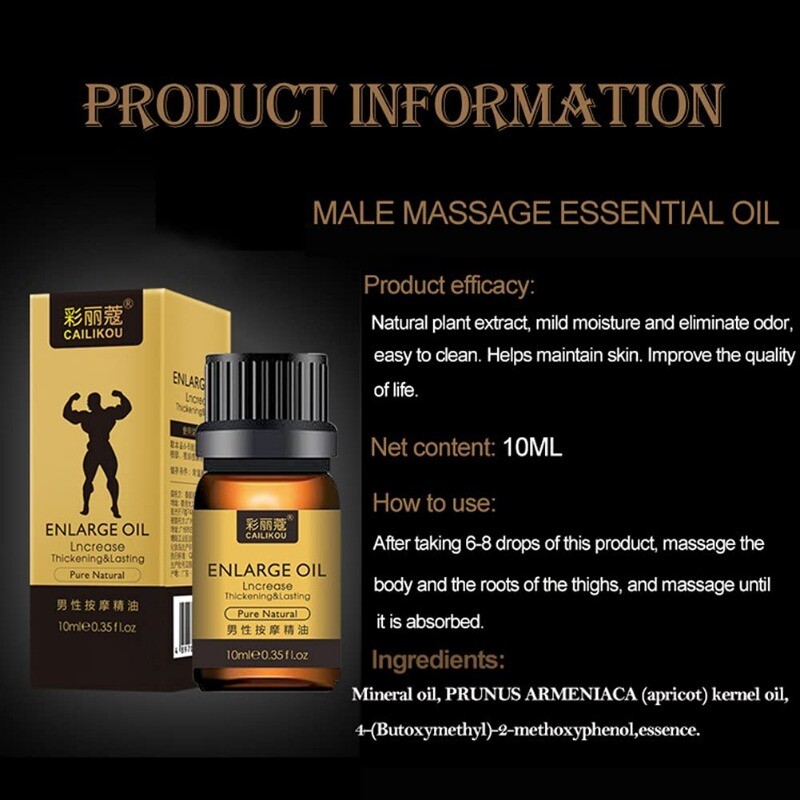 Men Penis Enlarger & Penis Growth Oil Faster Enhancement Enlargement US