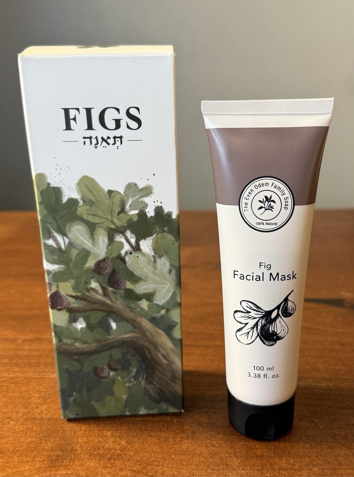 Figs Facial Mask from Even Odem Family Soap (3.38 oz) Made in Israel, New in Box