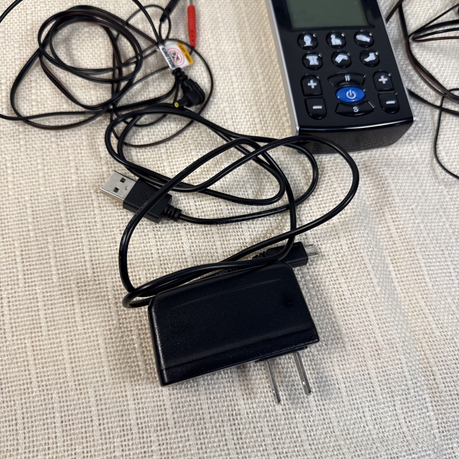 InTENSity 12 Digital TENS Unit Rechargeable Battery 12 PreSet Pain Relief Case