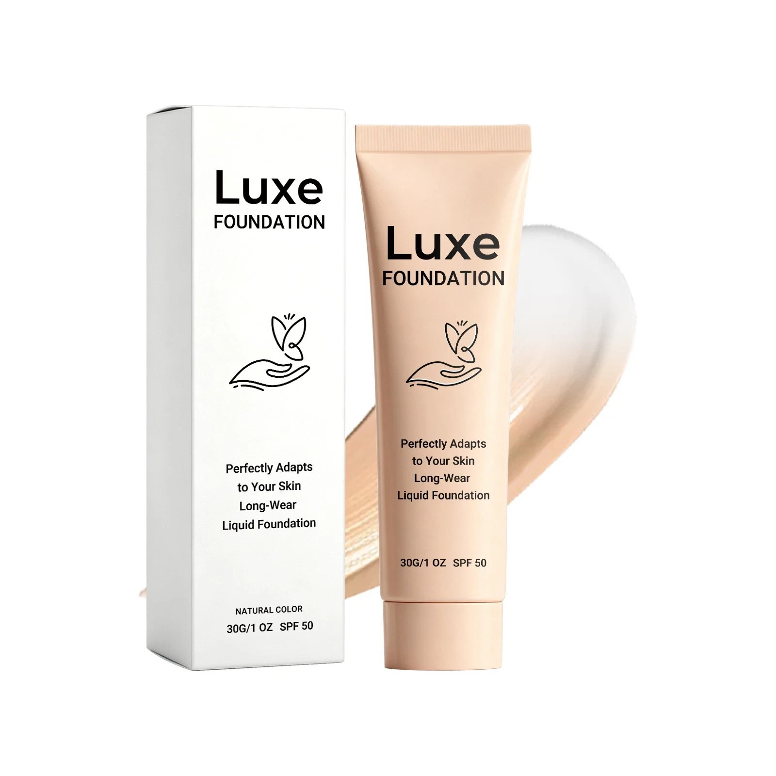 30g Luxe Foundation Colour Changing SPF 50, Luxe Foundation For Mature Skin