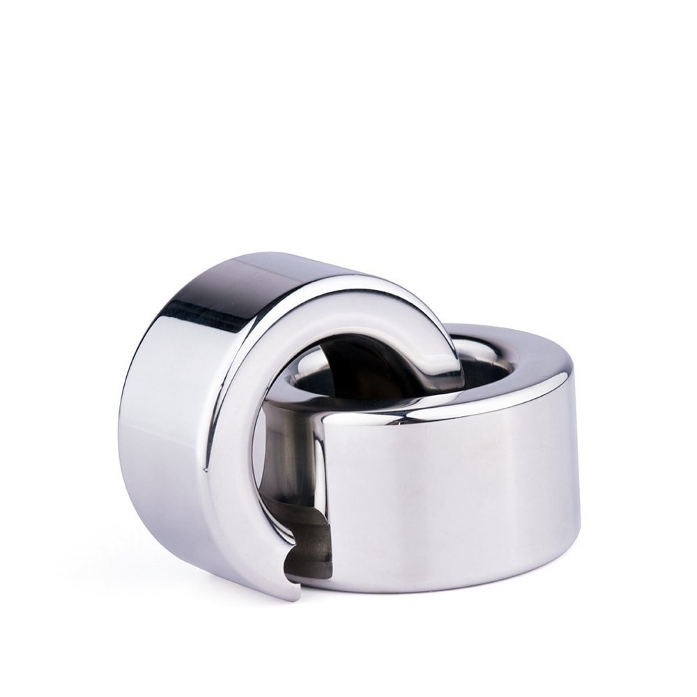 Stainless Steel Penis Ball Stretcher Scrotum Ring Pendant Weight for Male Delay