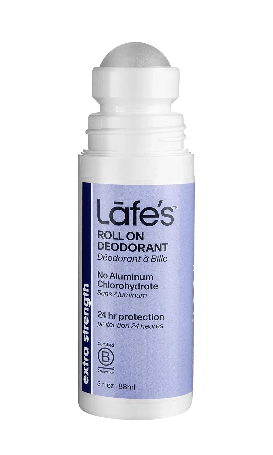 Lafe’s Bodycare Roll On Deodorant Extra Strength 3 fl. oz Each (Pack of 6)