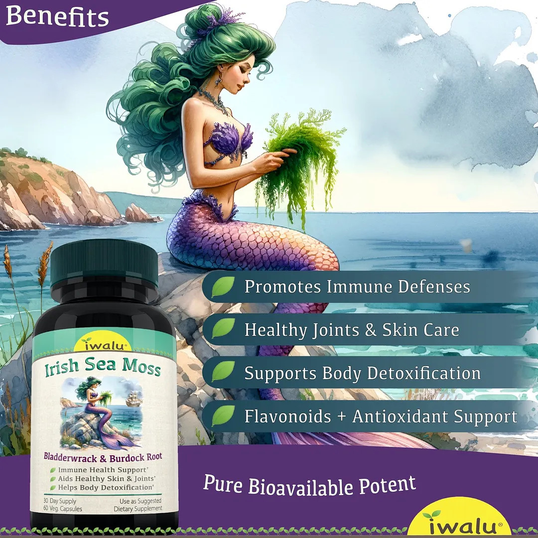 Sea Moss Nutri | Best Supplement Capsule Pill Men Women FREE SHIP