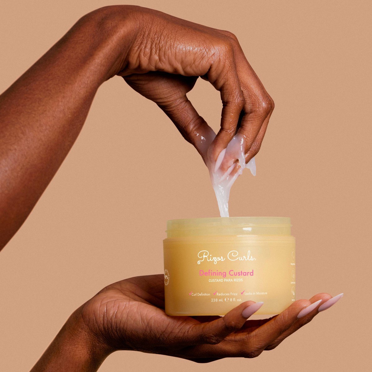 Rizos Curls Defining Custard – 8 fl oz: Curl Enhancing, For All Hair Types