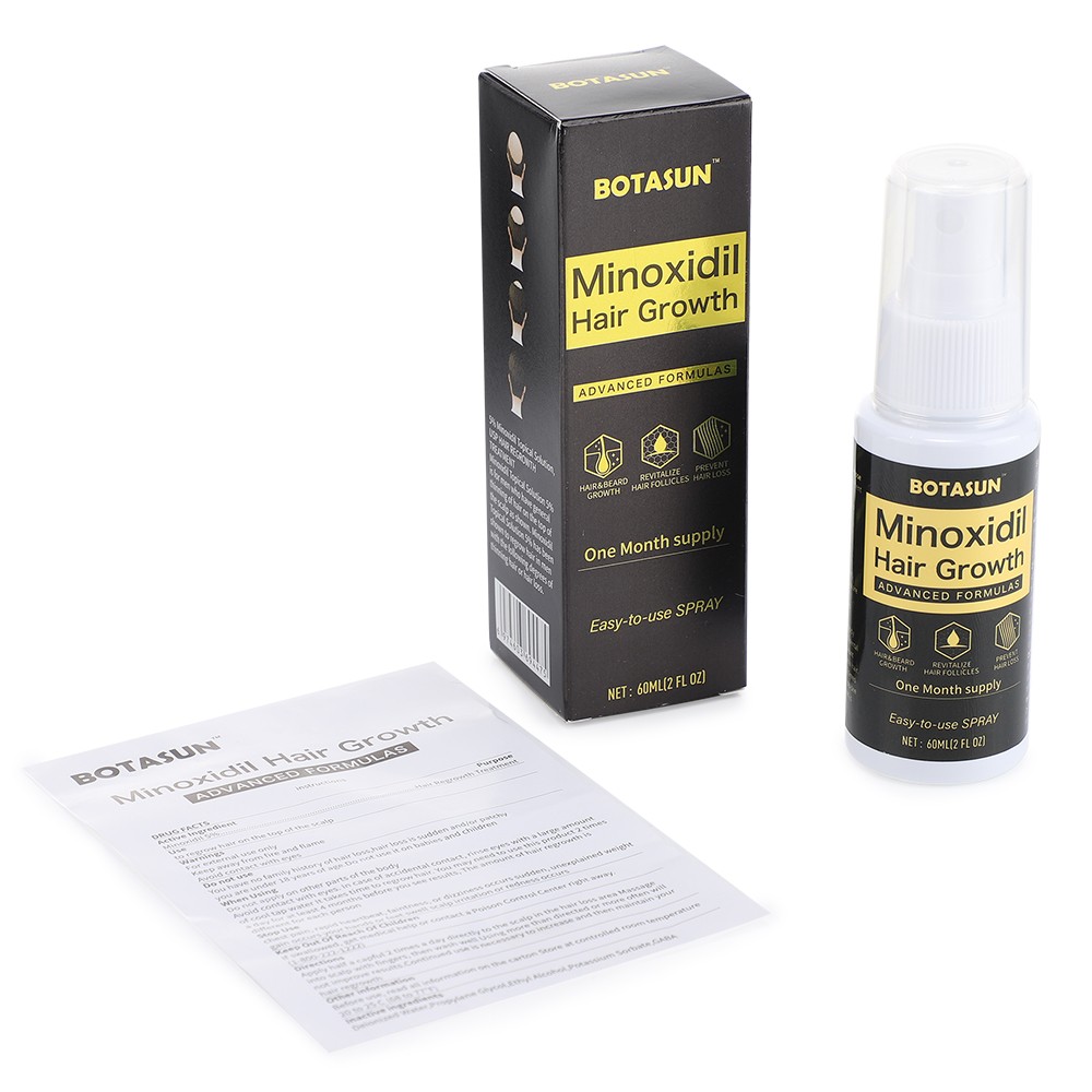 3 Pack 5% Minoxidil Hair Growth Serum Spray for Men Hair Regrowth 3 Month Supply
