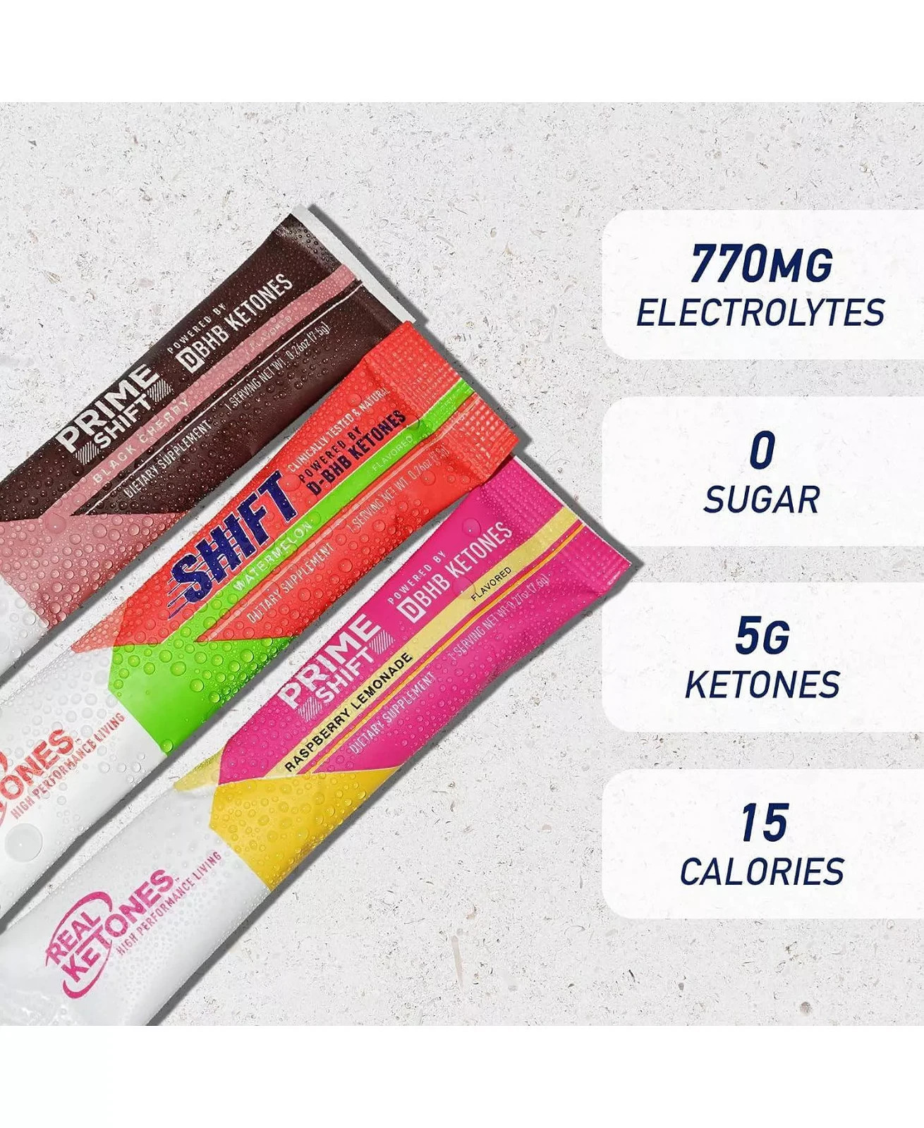 2 x Real Ketones SHIFT Combo Black Cherry + Variety Pack, 60 Days Supply, Exp 28
