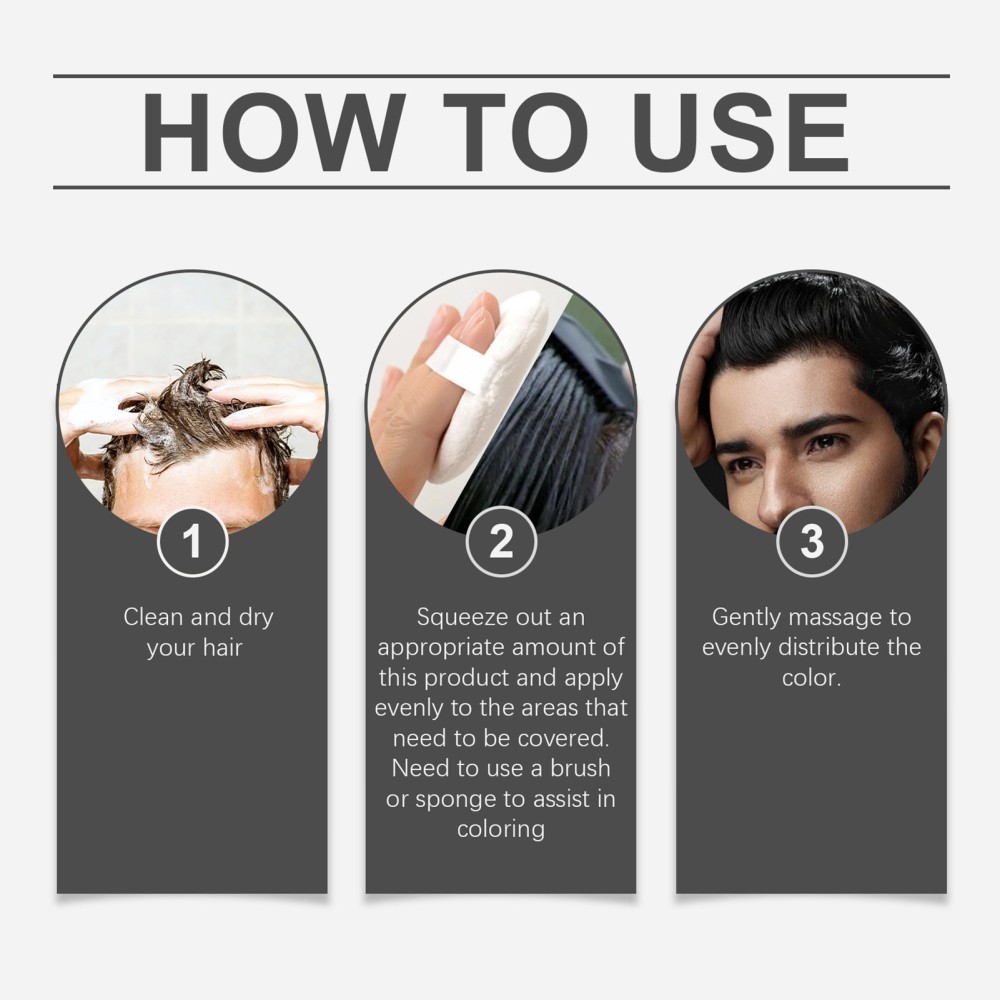 1~5x Hairfillup Hair Concealer Black 50g Enhance Hairline Powder For Women Men