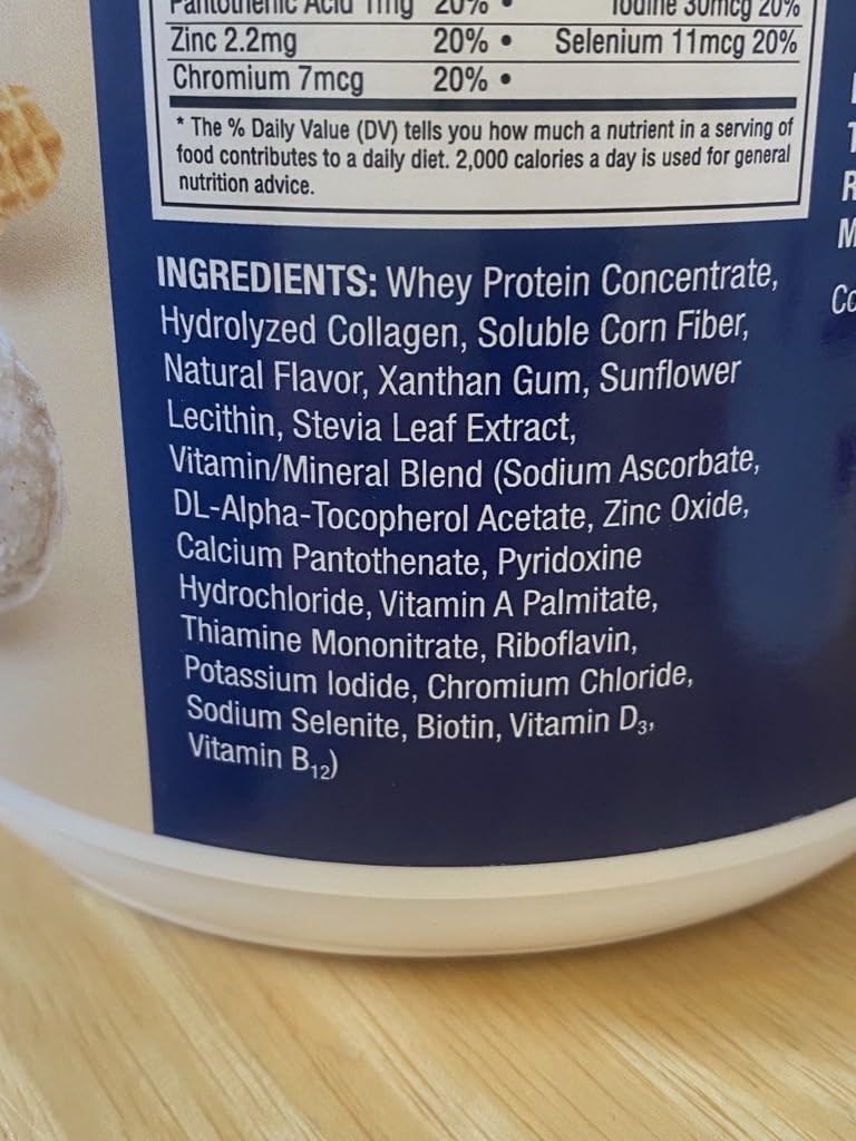 Pure Protein All-In-One – Fiber Vitamins No Added Sugar Non-Gmo