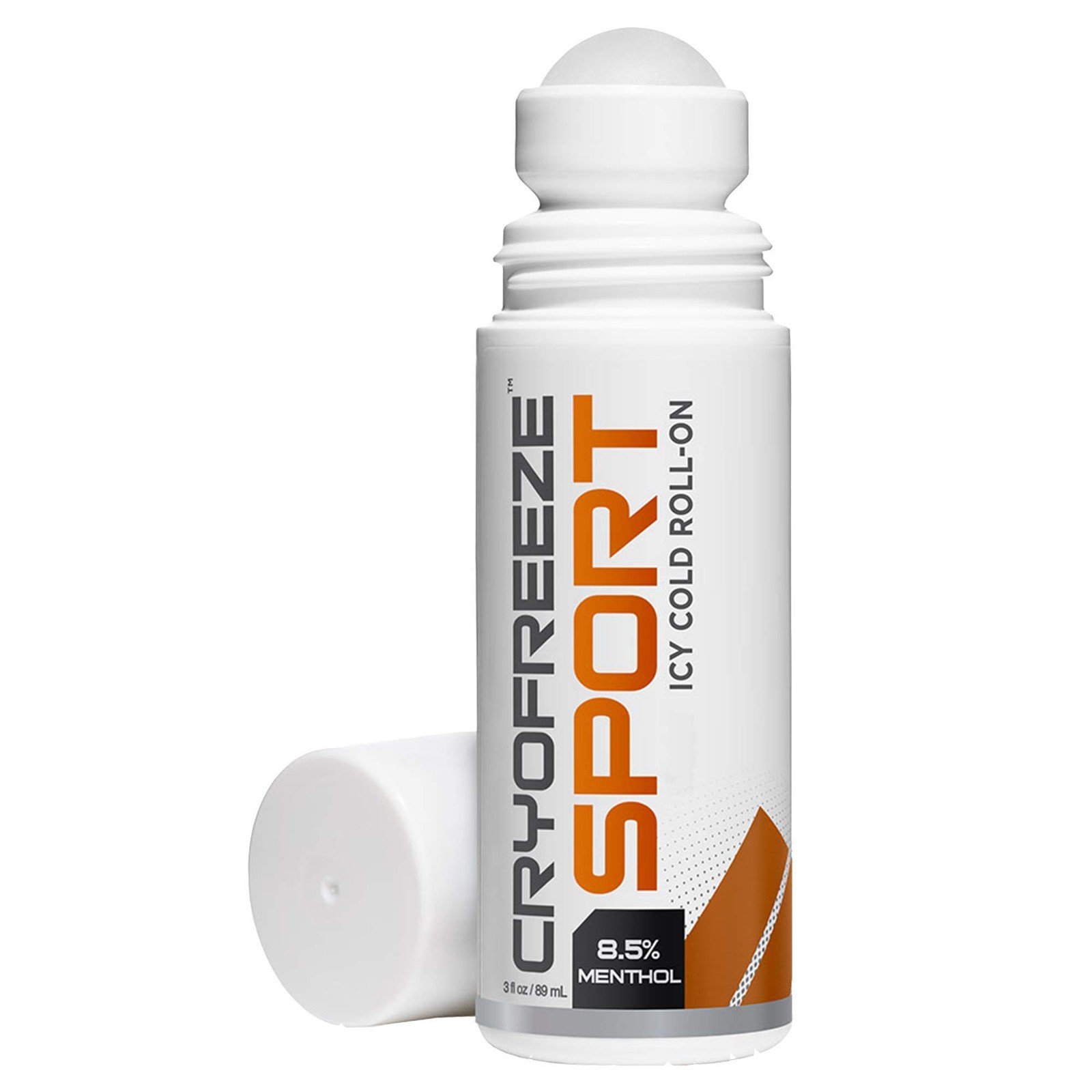 Omax Cryofreeze Sport Icy Cold Pain Relief Roll-On 8.5 Menthol Natural Pain